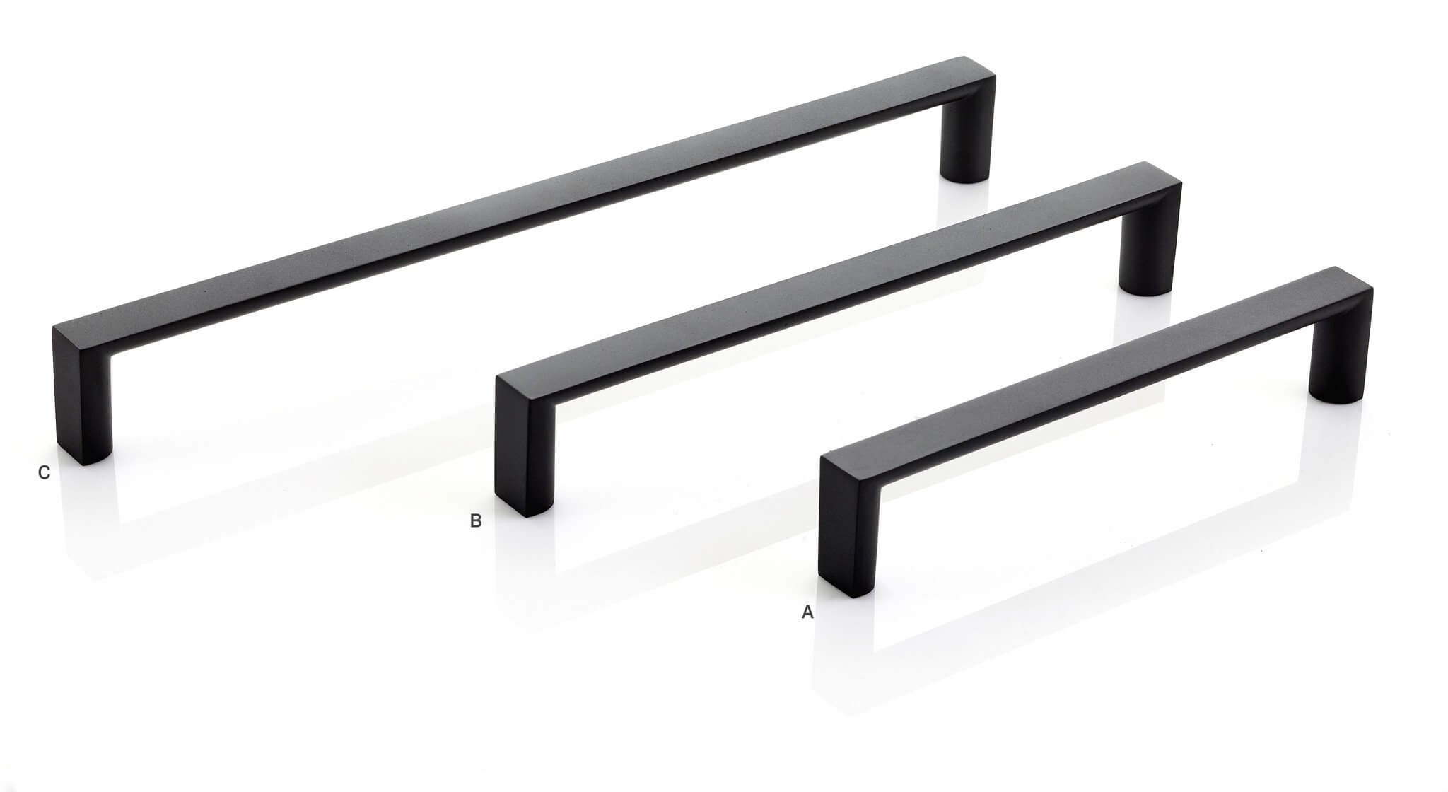 Matt Black Kitchen door handle pulls DSquare DSquare Series